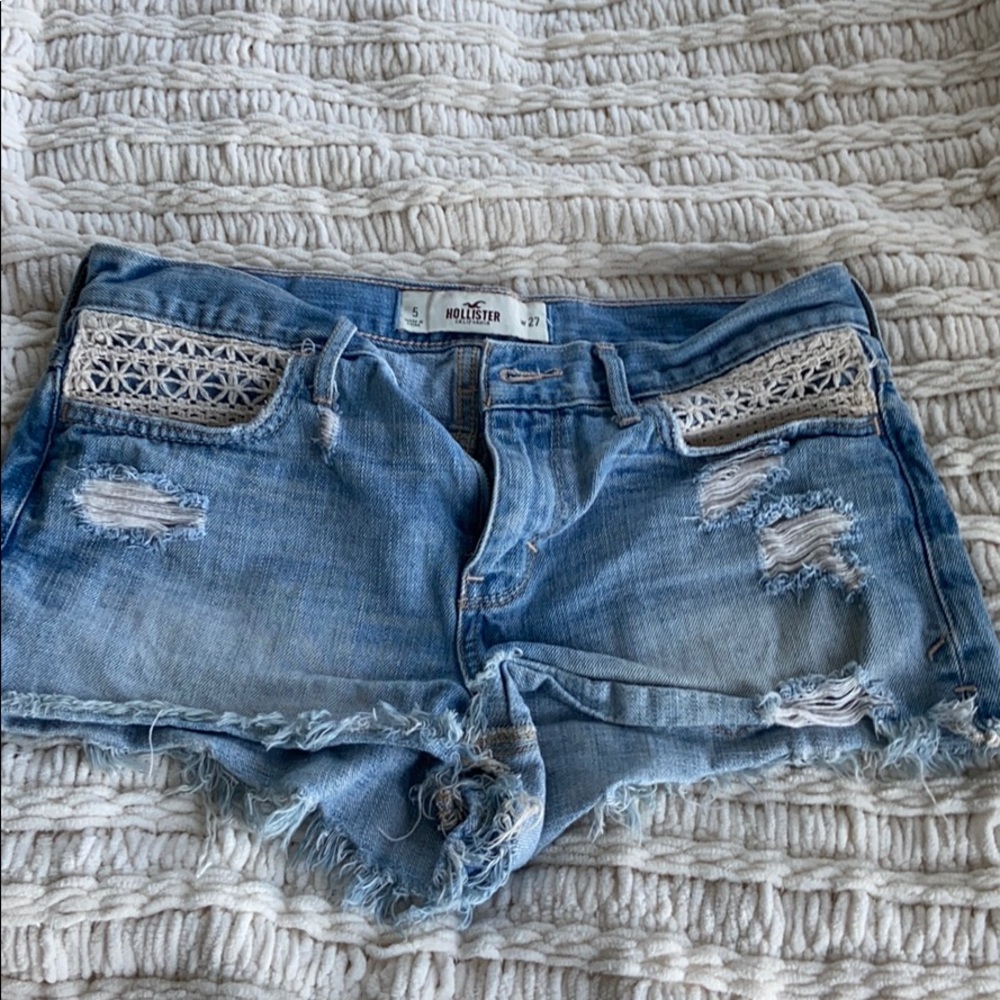 Hollister jean shorts